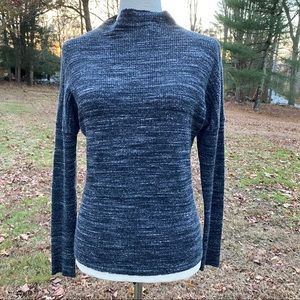 NATION LTD TOP GRAY MOCK NECK LONG SLEEVE MEDIUM